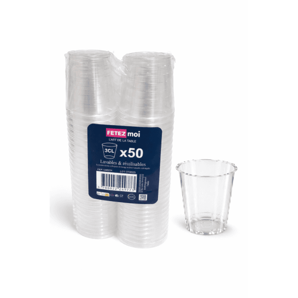 shot  cristal 50 pieces 30ml
