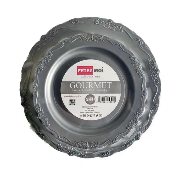 KIT 40 ASSIETTES