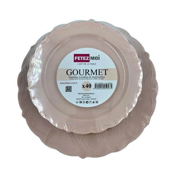 KIT 40 ASSIETTES