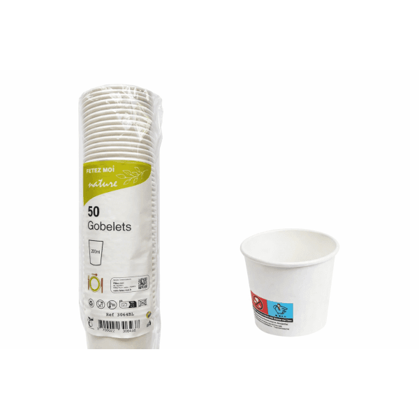 GOBELET 50 PIECES 200 ML