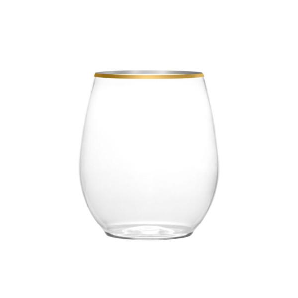 Verre cristal liseré or 25CL