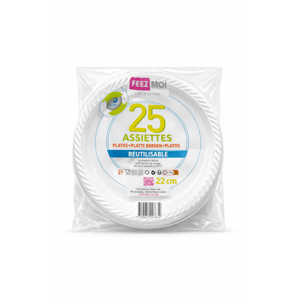 ASSIETTE 25 PCS