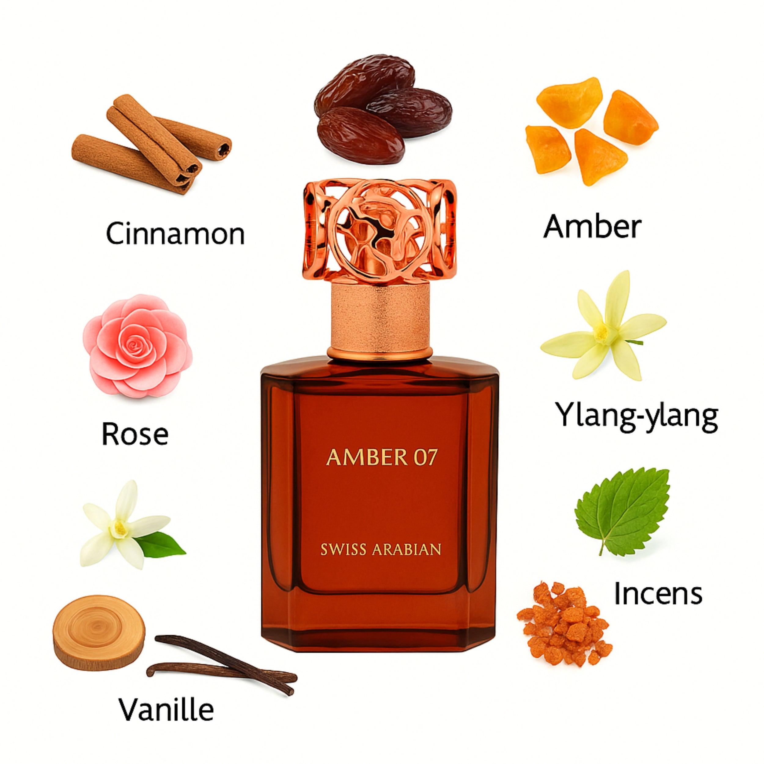Amber 07 Eau de Parfum 50 ml – Swiss Arabian